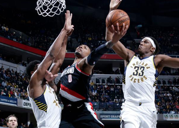 波特兰开拓者主帅复盘今夜克里夫兰骑士防线松动，现场解说直呼：印第安纳步行者今晚状态回暖的简单介绍